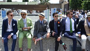 &bdquo;Pitti Uomo&ldquo; mados savaitės svečiai