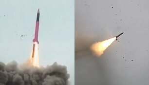 Ukraina i&scaron;bandė antibalistinę raketą &bdquo;FP-7.X&ldquo;
