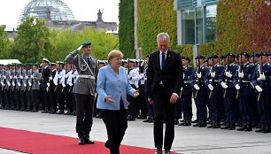 G.Nausėda ir A.Merkel