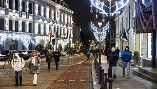 Kalėdi&scaron;kai pasipuo&scaron;ęs Vilnius
