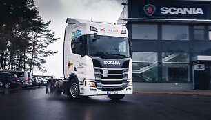 Dujomis varomas vilkikas &bdquo;Scania R 410 LNG&ldquo;
