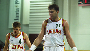 Arvydas Sabonis 1996 rugpjūtį Atlantos olimpinėse žaidynėse