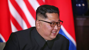 Kim Jong Unas ir Donaldas Trumpas