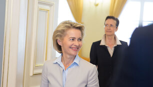 Vokietijos gynybos ministrė Ursula von der Leyen 