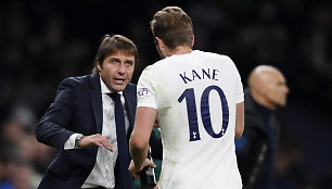 Antonio Conte ir Harry Kane'as