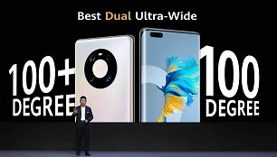 &bdquo;Huawei Mate 40&ldquo; serijos i&scaron;maniųjų telefonų pristatymas