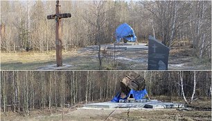 Rusijoje sunaikintas dar vienas paminklas nužudytiems lietuviams: Irkutsko srityje neliko kryžiaus