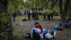 Pabėgėliai iš Chersono regiono