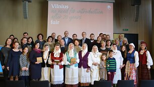 Knygos &bdquo;Varėnos kra&scaron;to dienora&scaron;čiai&ldquo; pristatymas Vilniaus knygų mugėje