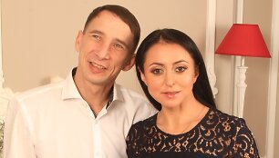Rūta Morozovienė su vyru Andrejumi