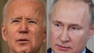 Joe Bidenas ir Vladimiras Putinas