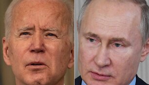 Joe Bidenas ir Vladimiras Putinas