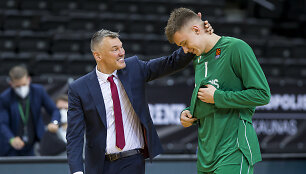 Marek Blaževič nepraleido progos susitikti su &Scaron;arūnu Jasikevičiumi