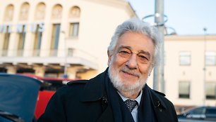 Placido Domingo atvyko į Vilnių