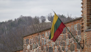 Vilniaus senamiestis Verbų sekmadienio rytą