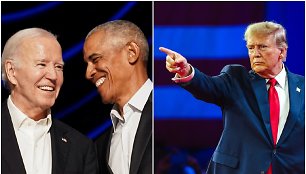 Joe Bidenas, Barackas Obama ir Donaldas Trumpas