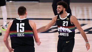 Nikola Jokičius ir Jamalas Murray