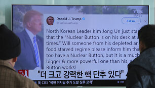 D.Trumpas diplomatiją vykdo tinkle &bdquo;Twitter&ldquo;