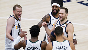 „Utah Jazz“ krepšininkų triumfas