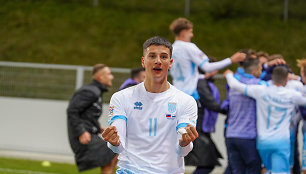 San Marino futbolininkų triumfas