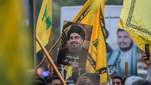 &bdquo;Hezbollah&ldquo; protestas Irake / MURTADHA RIDHA / AFP