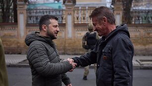 Aktorius Seanas Pennas Ukrainoje