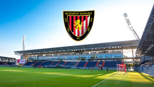 &bdquo;Illovszky Rudolf&ldquo; stadionas, kuriame susikaus &bdquo;Honved&ldquo; ir &bdquo;Žalgiris&ldquo;