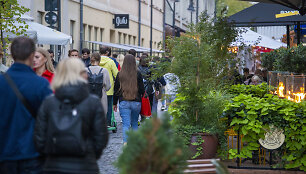 Trečiadienio vakaras Vilniaus mieste