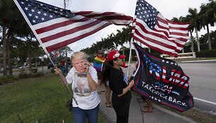 Donaldo Trumpo rėmėjai / Manuel Balce Ceneta / AP