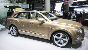 „Bentley Bentayga“ Frankfurto automobilių parodoje