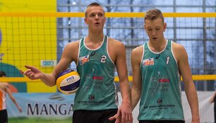 Arnas Rum&scaron;evičius ir Lukas Každailis