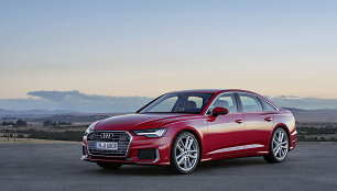 &bdquo;Audi&ldquo; suskubo &ndash; naują A6 pristatė dar prie&scaron; Ženevos parodą