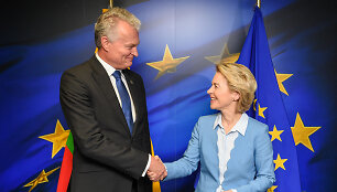 Gitanas Nausėda susitiko su Ursula von der Leyen