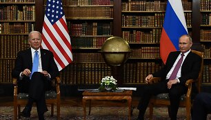 Joe Bideno ir Vladimiro Putino susitikimas Ženevoje