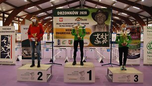 Moterų varžybų nugalėtojos