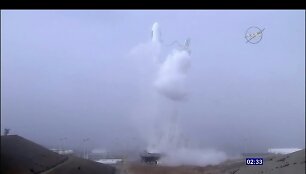 &bdquo;SpaceX&ldquo; raketa i&scaron;kėlė į orbitą palydovą