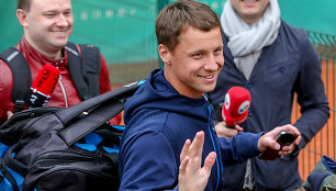 Tenisininkas Ričardas Berankis 