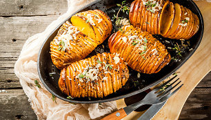 Hasselback Potatoes – švediškos bulvės