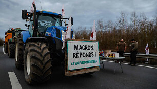 Ūkininkų protestas / GEOFFROY VAN DER HASSELT / AFP