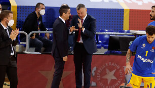 Ioannis Sfairopoulas ir &Scaron;arūnas Jasikevičius