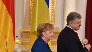 Angela Merkel, Petro Porošenka