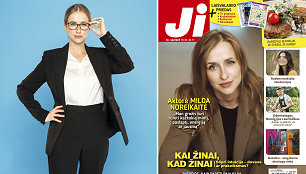 Milda Noreikaitė ir žurnalo JI Nr.40 / Tomo Juškaičio ir @menininkesandra nuotr.