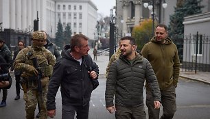 Aktorius Seanas Pennas Ukrainoje