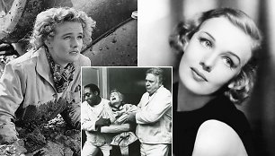 Frances Farmer ir kadras iš filmo „Frances“