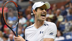 Kei Nishikoris „US Open“ ketvirtfinalyje patiesė Andy Murray