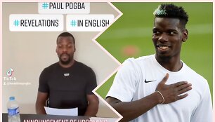 Mathias Pogba (kairėje) &scaron;antažavo savo brolį Paulį Pogba (de&scaron;inėje)