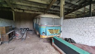Atrastas Lietuvoje gamintas autobusas: restauruojant jį prireiks staliaus žinių
