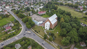 Kėdainių miestas iš aukštai