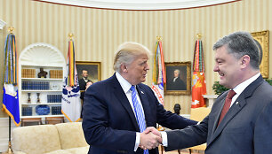 Donaldas Trumpas ir Petro Poro&scaron;enka