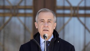 Naujasis kanadiečių ministras pirmininkas Markas Carney / Adrian Wyld / AP